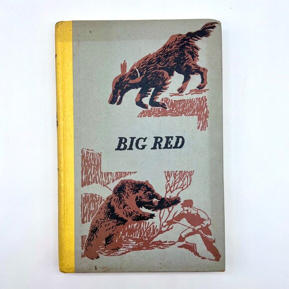 Big Red Jim Kjelgaard 1966 Junior Deluxe Editions Illustrated Hardcover - Picture 1 of 8